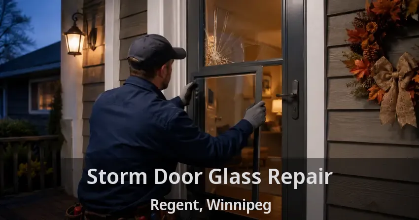Storm Door Glass Repair Regent, Winnipeg - MB