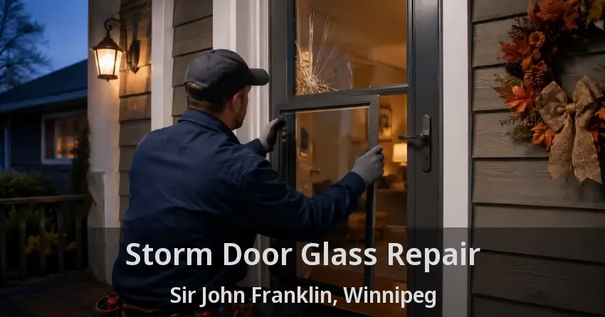 Storm Door Glass Repair Sir John Franklin, Winnipeg - MB