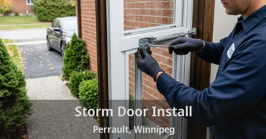Storm Door Install Perrault, Winnipeg - MB