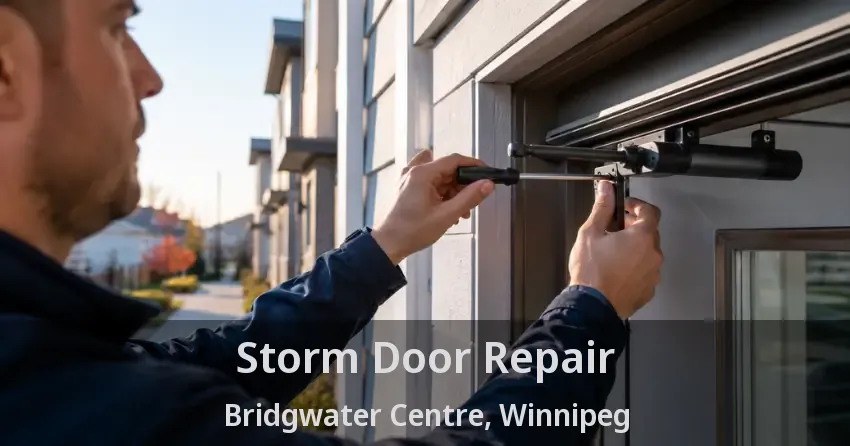 Storm Door Repair Bridgwater Centre, Winnipeg - MB