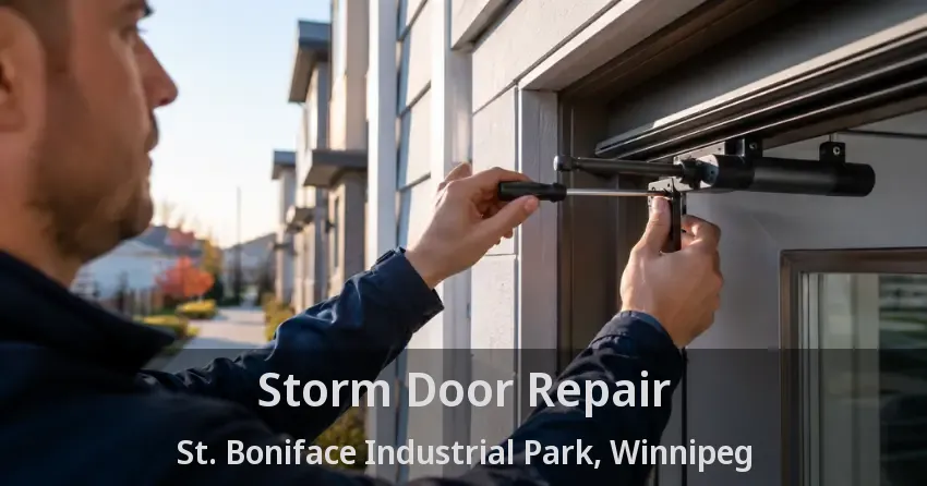 Storm Door Repair St. Boniface Industrial Park, Winnipeg - MB