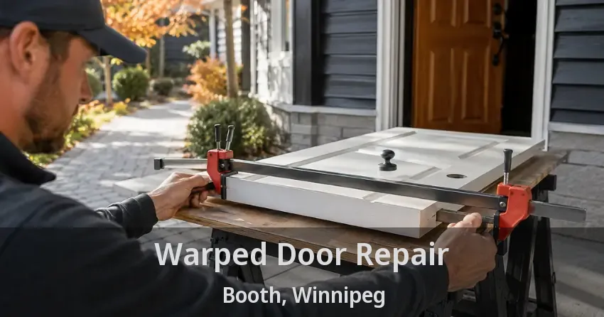 Warped Door Repair Booth, Winnipeg - MB
