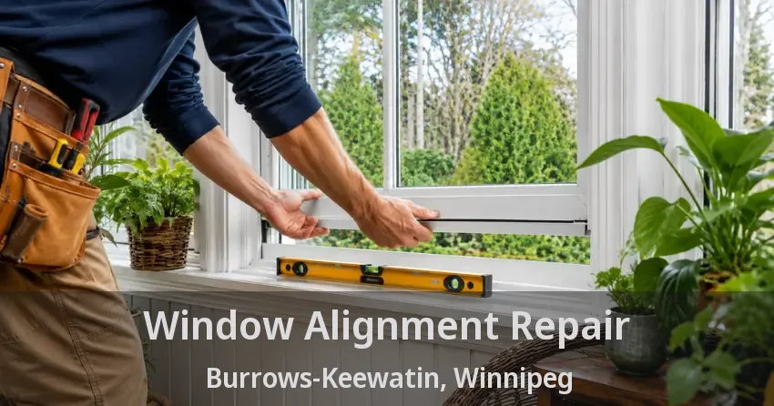Window Alignment Repair Burrows-Keewatin, Winnipeg - MB