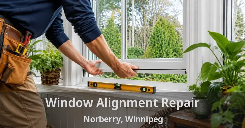 Window Alignment Repair Norberry, Winnipeg - MB