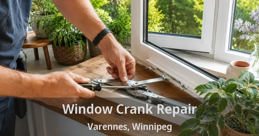 Window Crank Repair Varennes, Winnipeg - MB