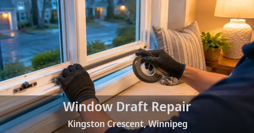 Window Draft Repair Kingston Crescent, Winnipeg - MB
