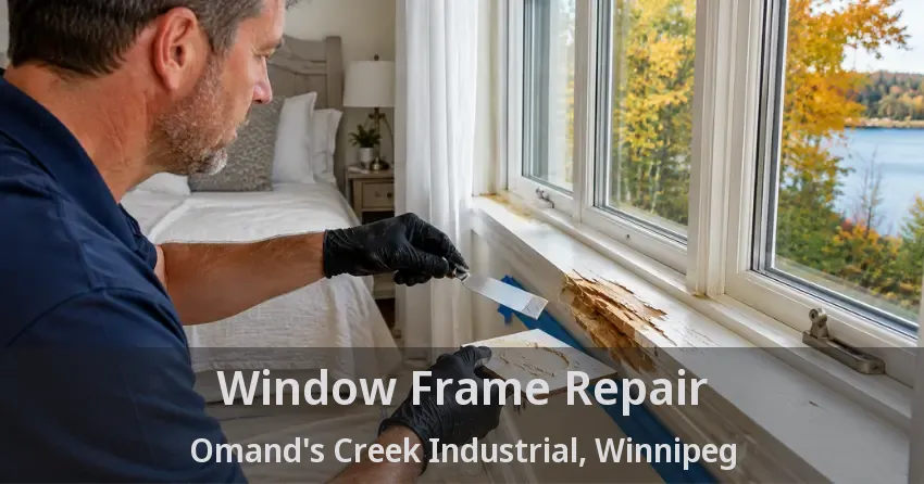 Window Frame Repair Omand's Creek Industrial, Winnipeg - MB