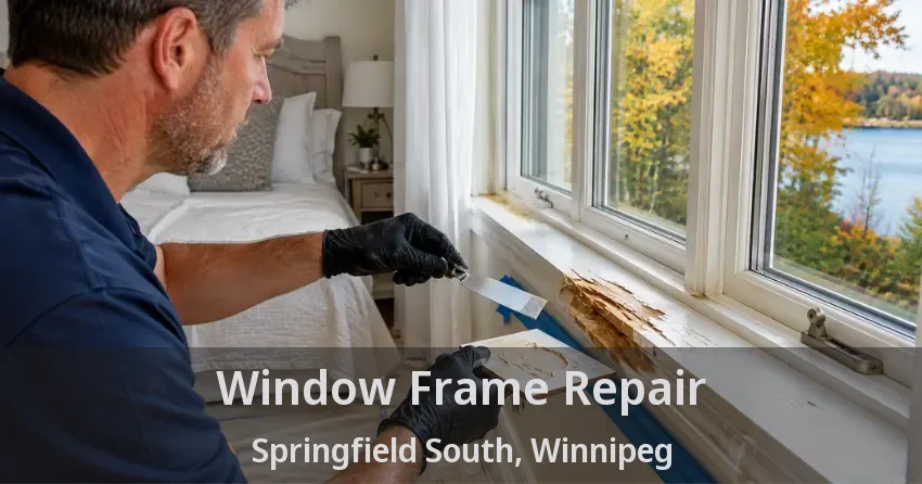 Window Frame Repair Springfield South, Winnipeg - MB
