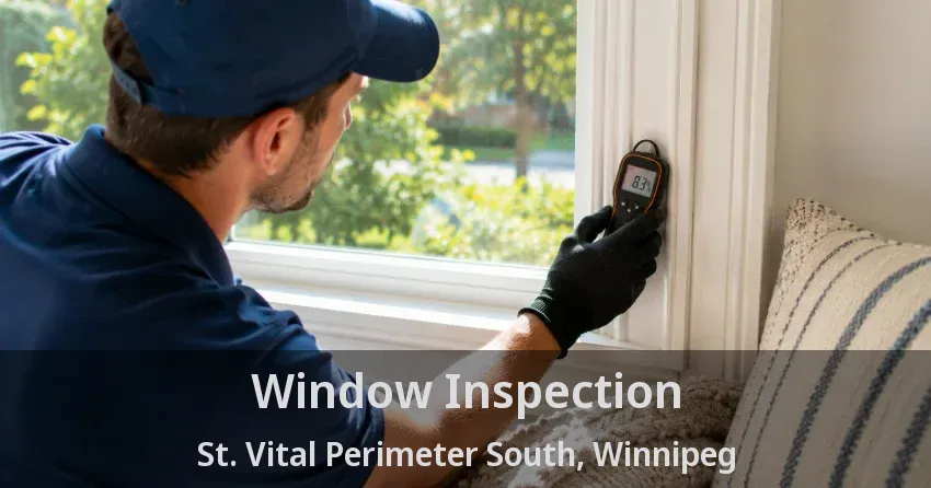 Window Inspection St. Vital Perimeter South, Winnipeg - MB
