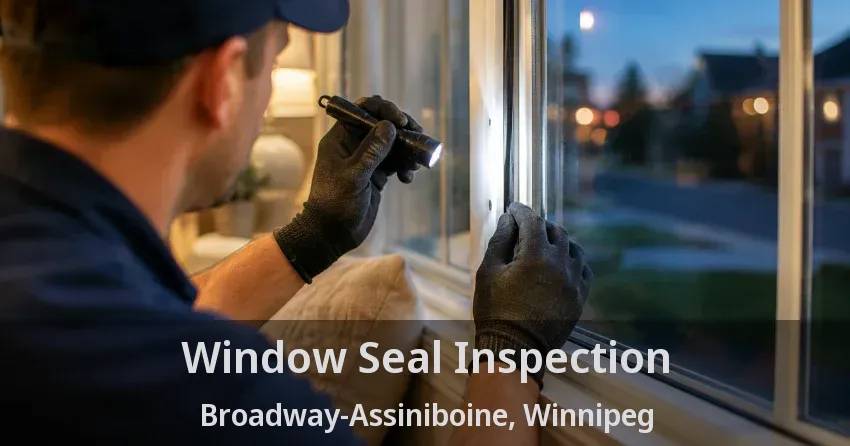 Window Seal Inspection Broadway-Assiniboine, Winnipeg - MB