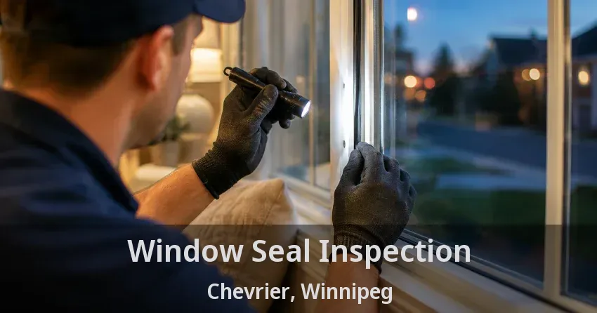 Window Seal Inspection Chevrier, Winnipeg - MB