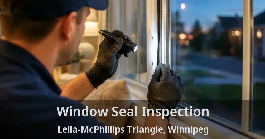 Window Seal Inspection Leila-McPhillips Triangle, Winnipeg - MB