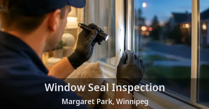 Window Seal Inspection Margaret Park, Winnipeg - MB