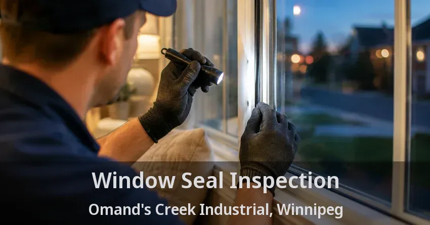 Window Seal Inspection Omand's Creek Industrial, Winnipeg - MB