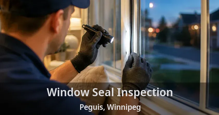 Window Seal Inspection Peguis, Winnipeg - MB