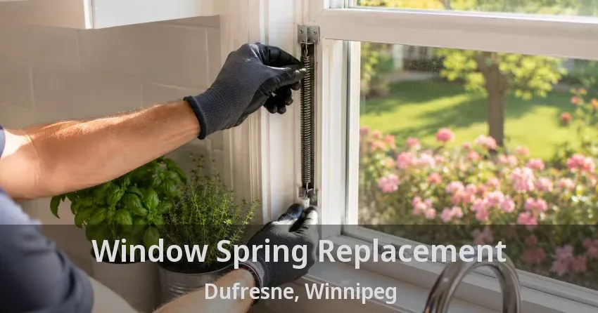 Window Spring Replacement Dufresne, Winnipeg - MB