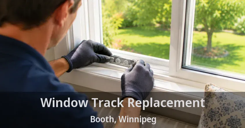 Window Track Replacement Booth, Winnipeg - MB