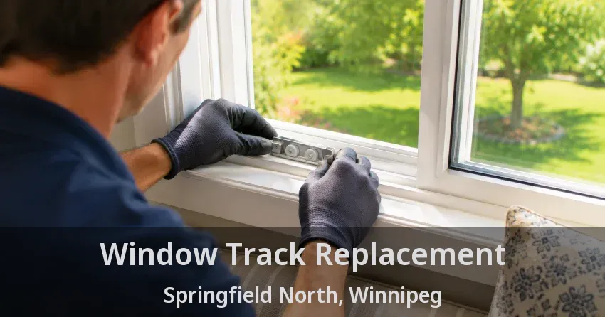 Window Track Replacement Springfield North, Winnipeg - MB