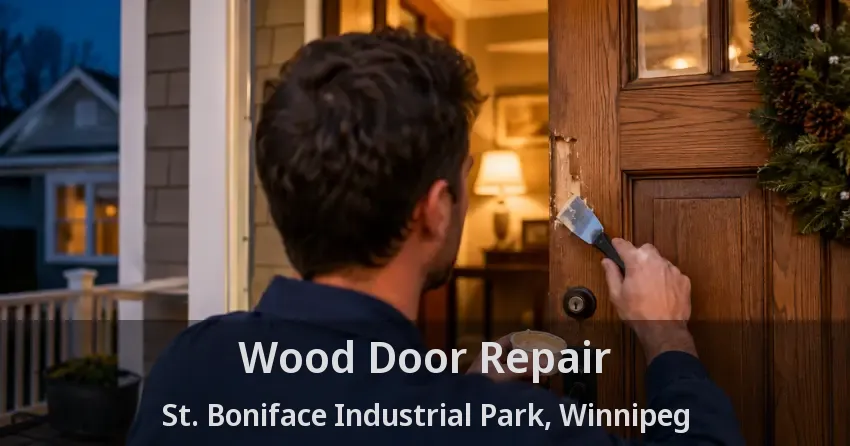 Wood Door Repair St. Boniface Industrial Park, Winnipeg - MB