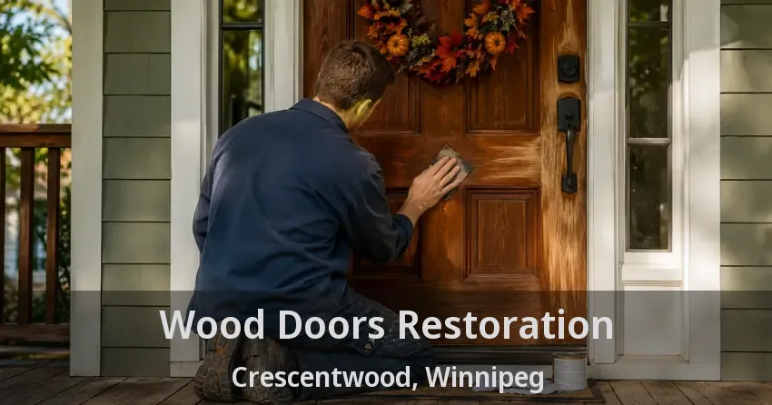 Wood Doors Restoration Crescentwood, Winnipeg - MB