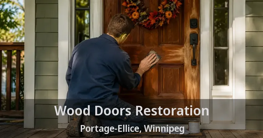 Wood Doors Restoration Portage-Ellice, Winnipeg - MB