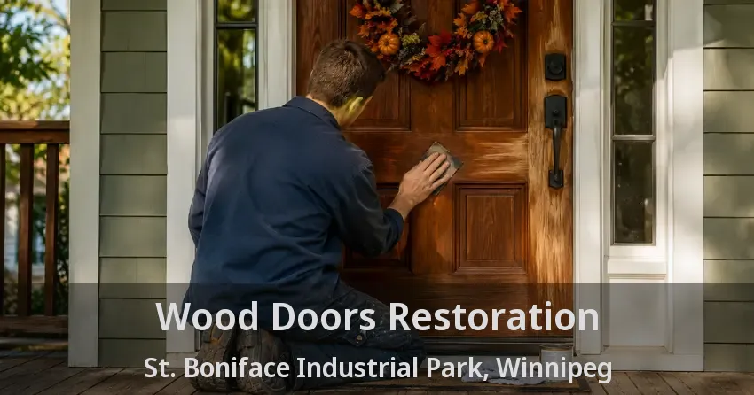 Wood Doors Restoration St. Boniface Industrial Park, Winnipeg - MB