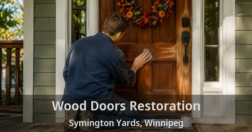 Wood Doors Restoration Symington Yards, Winnipeg - MB