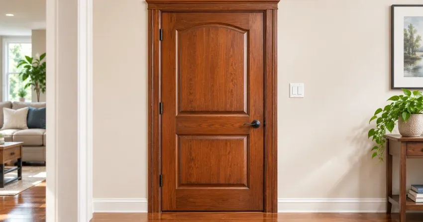 wood door restoration before and after comparison