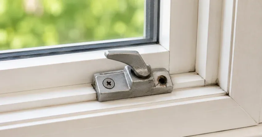 technician repairing a window balance mechanism in Winnipeg