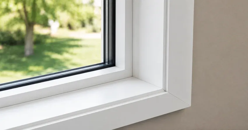 large picture window installed in a living room in Winnipeg