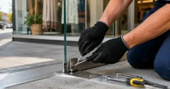 Commercial Glass Door Repair